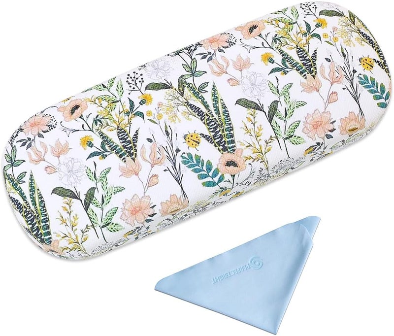 PERFECTSIGHT Store Hard Shell Eyeglasses Case, PU Leather Protective Glasses Case, Cute Eyeglass Case for Women Men Girls - Image 1